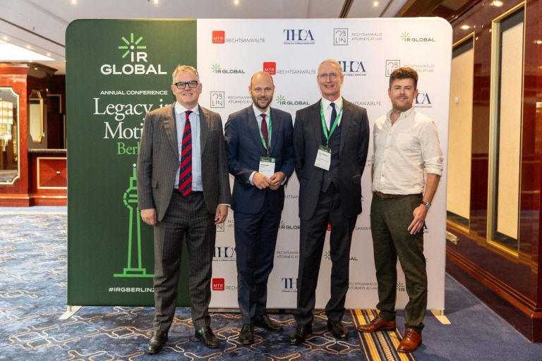 From left to right: Ross Nicholls, Michael Ibesich, Klaus Oblin and Tom Wheeler