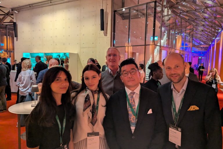 From left to right: Lucija Daolio, Ivanna Alecska, Klaus Oblin, Stefan Choi, and Michael Ibesich