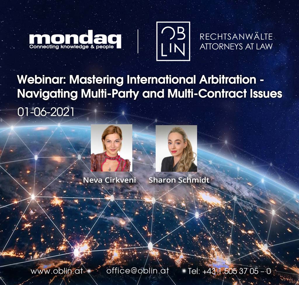 Webinar-Mastering International Arbitration - Navigating Multi-Party and Multi-Contract Issues (en anglais)